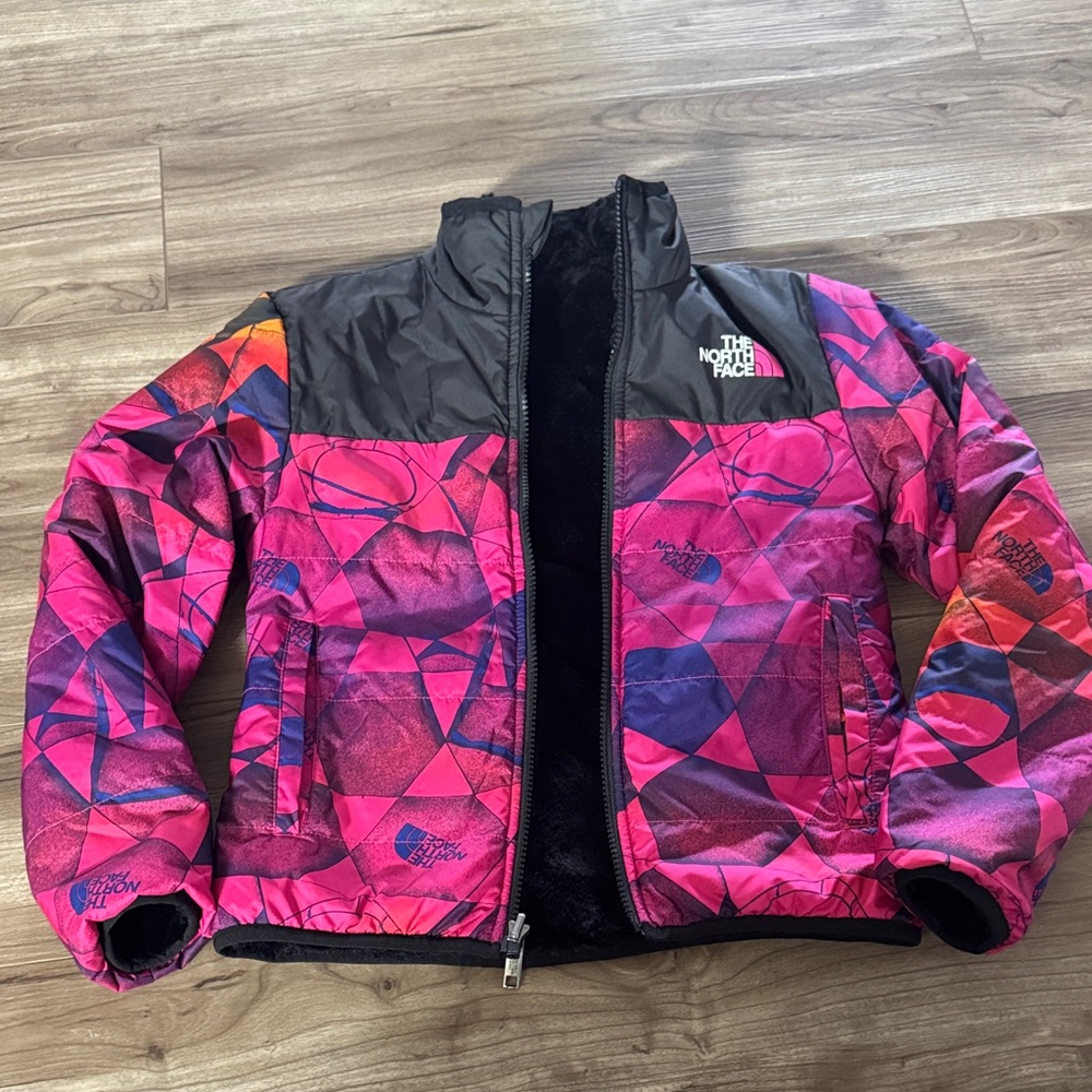 The North Face Kids Multicolor Geometric Puffer Jacket